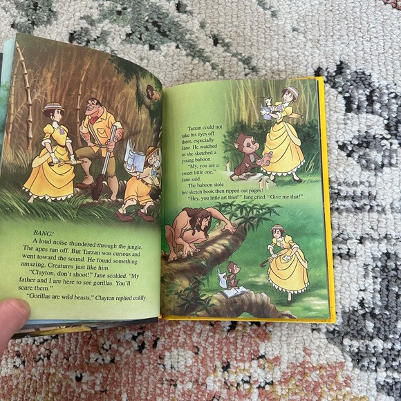 Disney’s Tarzan Hard Cover Groiler First American Edition Hardcover 1999 - Picture 5 of 5